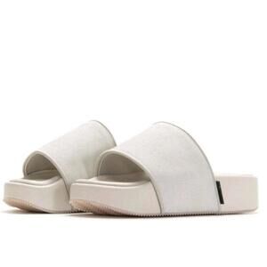 Adidas Y-3 Yohji Yamamoto Suede Platform Slides Sandals Women's 6.5 Men's 5